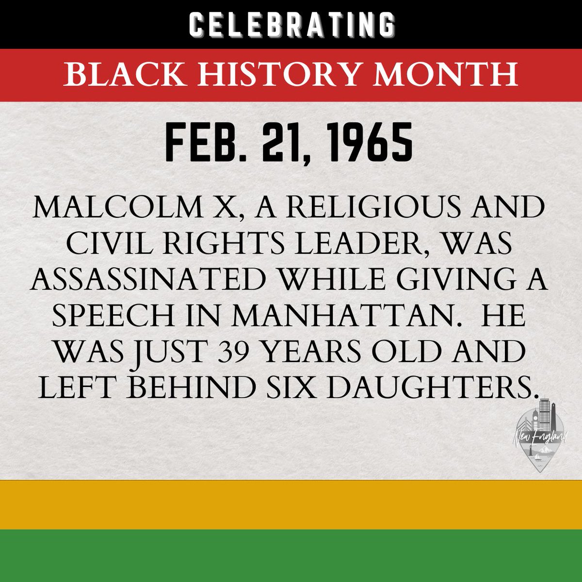 Today we recognize a somber event in Black History.