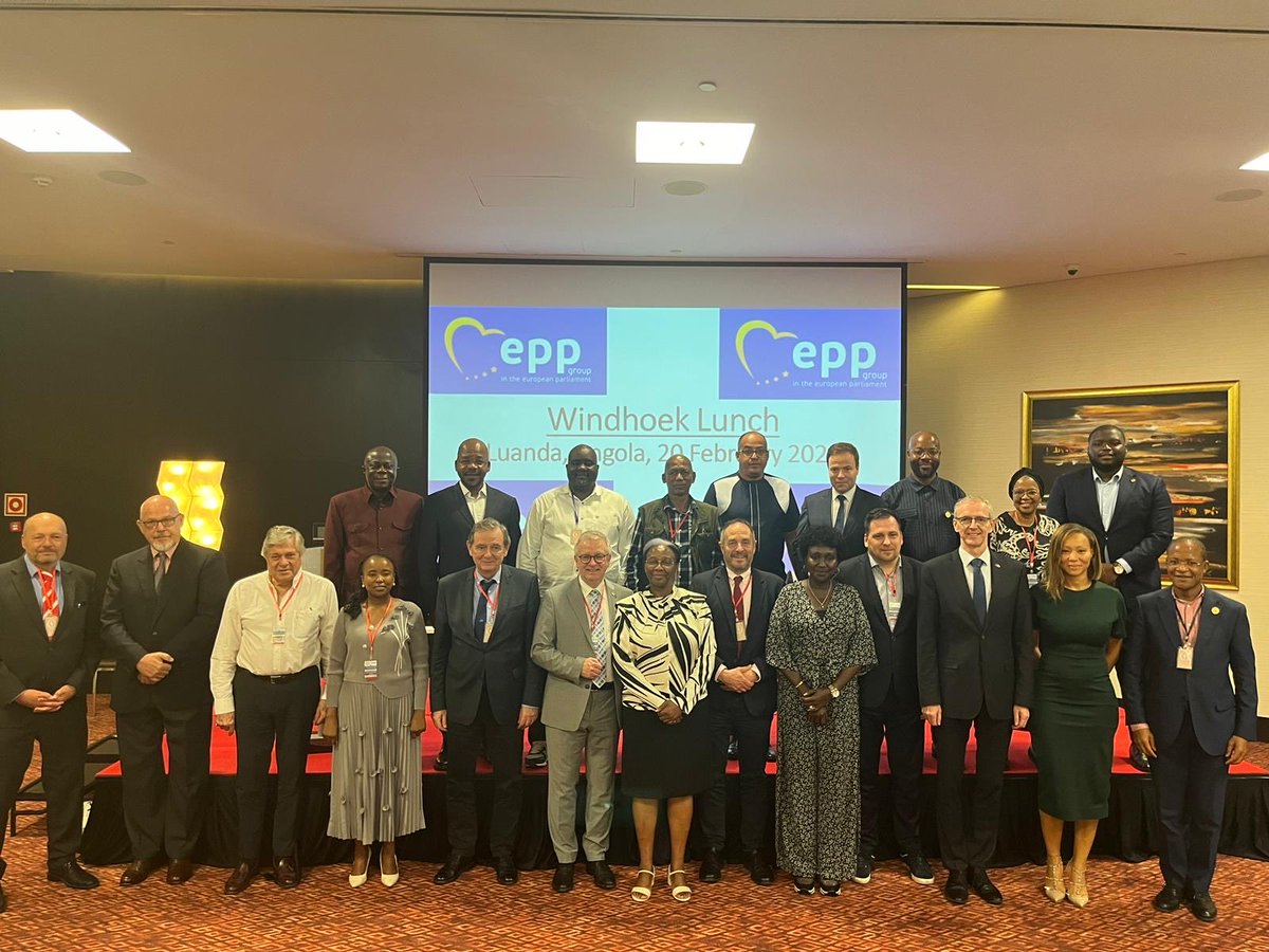 gahler_michael's tweet photo. In Luanda at ACP-EU JPA, we @Eppgroup MEPs + @KAS_PolDiSSA held another Windhoek-Dialogue with like-minded African partners. Based on our shared values we aim to improve global governance and tackle joint challenges to advance our continent-to-continent partnership among equals https://t.co/yXT9ek5cjY
