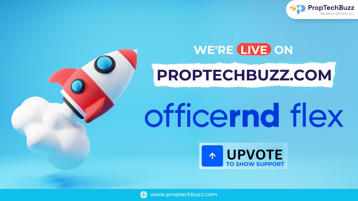 flexworld_io's tweet photo. Got 20 seconds? Please show your support for OfficeRnD Flex by upvoting ⬆️ for us 
@proptechbuzz
 🚀

  #proptech  #officerndflex https://t.co/V7zQE93fw0