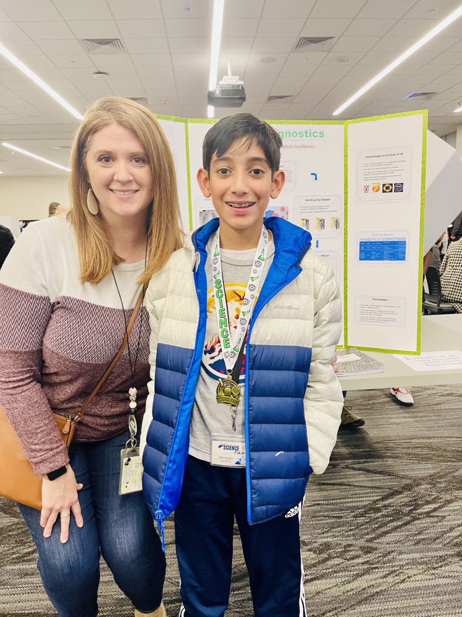 TomballISD's tweet photo. #DestinationExcellence 

Congrats to @TISDNIS 6th grader Reyansh Gupta on earning the John M. Dilorio - 3rd Junior Robo Award at the Science &amp; Engineering Fair of Houston for his Smart Diagnostics project!  

Way to go! https://t.co/EpueBUSQui