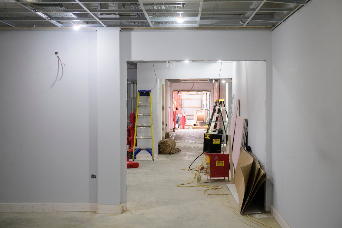 The weather may be rainy and grey today, but that won't make much of a difference to the Stacey West Community Hub, with the building now fully weatherproofed! 🌧

#Lincoln #TownsFund #MidlandsEngine @luhc