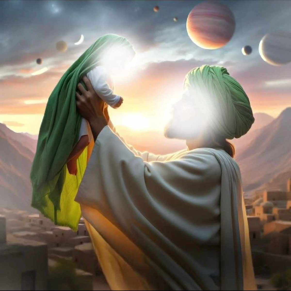 MusfraTalpur's tweet photo. 11 shaban
 Zahoor e Shahzada e Akbarع Ibn Imam Hussainع Ahalbait ka chahne walo ko bohot Mubarak ho❤🌺
#جشن_شھزادہ_علی_اکبرؑ

'Ali Akbar'
'Son Of Imam Hussain' https://t.co/cDXPi8UDel