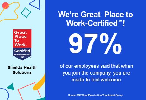 Shields_Rx's tweet photo. Did you know we're a Great Place to Work-Certified company? As a patient-centric business, we encourage employees to strengthen their careers while delivering exceptional patient care. Check out our open positions https://t.co/OQbohO9ZC3 #GreatPlaceToWork https://t.co/2LqUjRk9aV