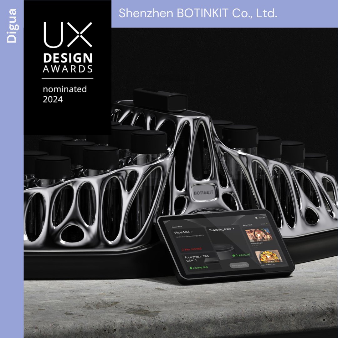 uxdawards's tweet image. “Digua“ developed by Shenzhen BOTINKIT Co., Ltd. is nominated for the #UXDA24! Congratulations 👏

The project is running for the Public Choice Award – cast your vote 👉bit.ly/490B8Py

#uxdesign #uxdesignawards #UXDA24 #uxawards #uxcompetition #userexperiencedesign #ux