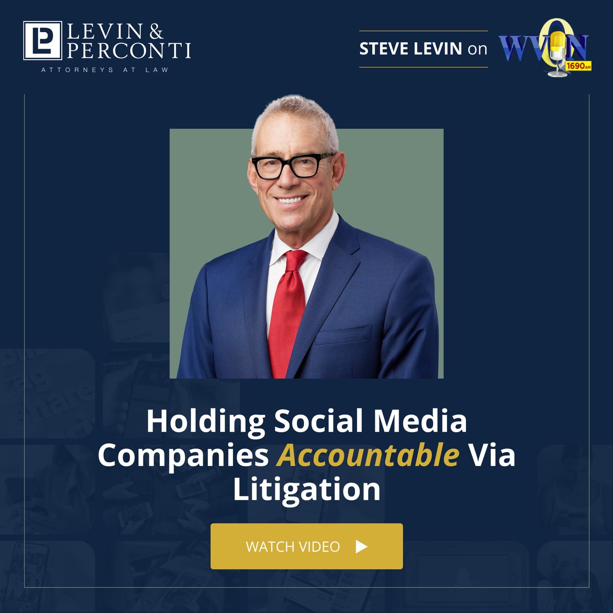 Listen in as Steve Levin discusses the importance of holding giant corporations like Meta, TikTok, X, and Snapchat accountable when information on their sites and apps harm our children. youtu.be/xBVT8LiQgFY