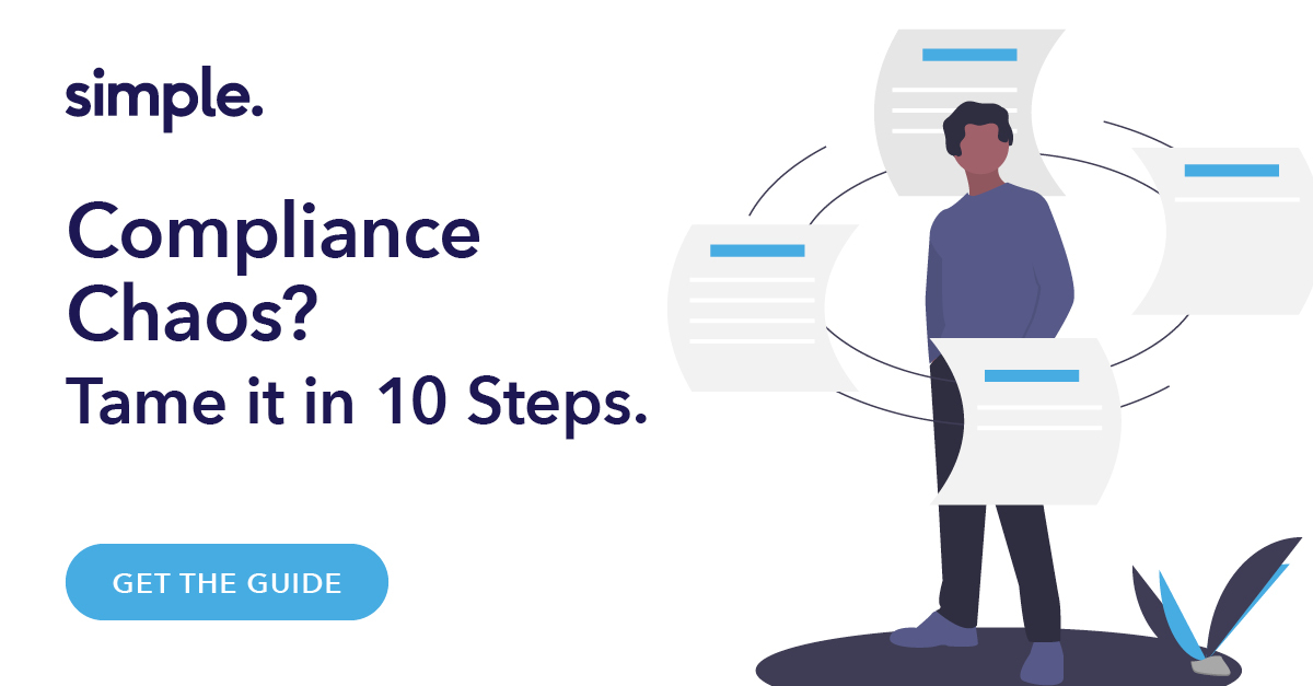 SimpleHQ's tweet image. 10 Steps to Mastering Marketing Compliance hubs.la/Q02lKCk90