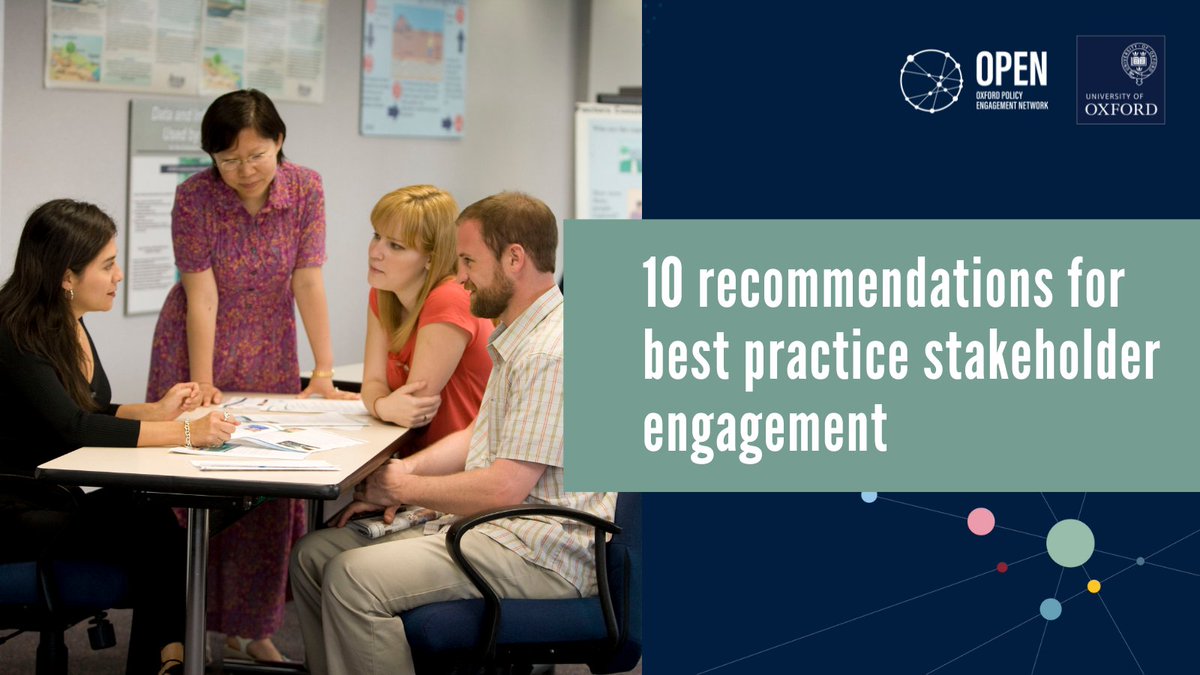 When engaging with policy makers it is important for researchers to remain evidence-led. In this blog @CaitlinHafferty|@ecioxford provides 10 recommendations for best-practice evidence led stakeholder engagement ➡️ox.ac.uk/research/using…