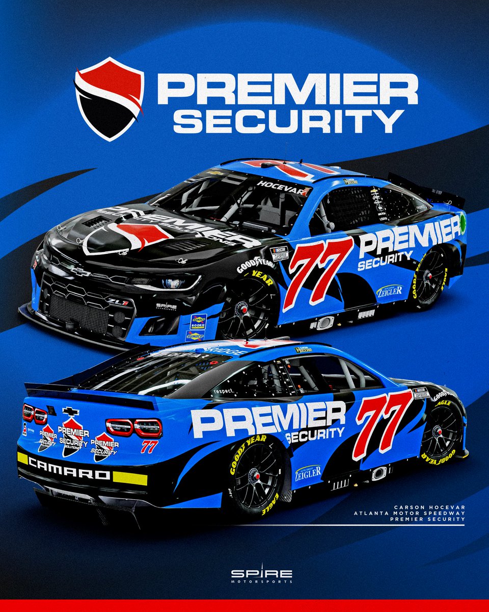 The 𝐏𝐫𝐞𝐦𝐢𝐞𝐫 of this livery. 

<a href="/CarsonHocevar/">Carson Hocevar</a> will debut the Premier Security Solutions Chevrolet Camaro ZL1 <a href="/ATLMotorSpdwy/">EchoParkSpeedway</a>!