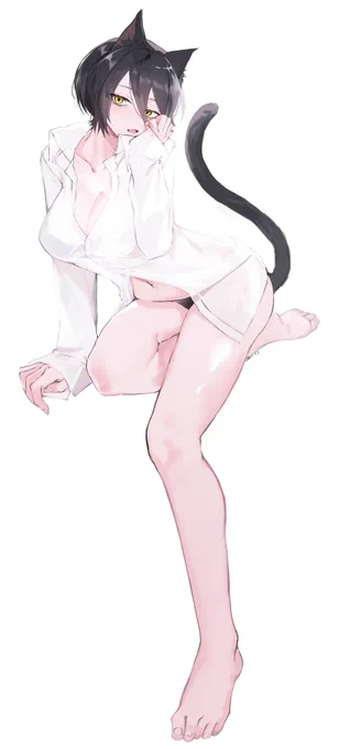 くろねこ #猫の日 #OC #創作 
