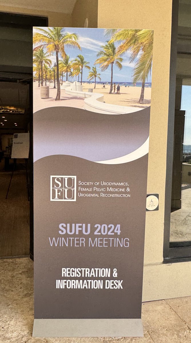 #SUFU24 @sufuorg Winter Meeting is underway in Ft. Lauderdale. Such a high yield #URPS #Urology #Urogynecology #Pelvicfloor meeting. Learning curves off the charts. @X contest is in play; best post of the meeting will be awarded!! Help those virtually attending by posting…