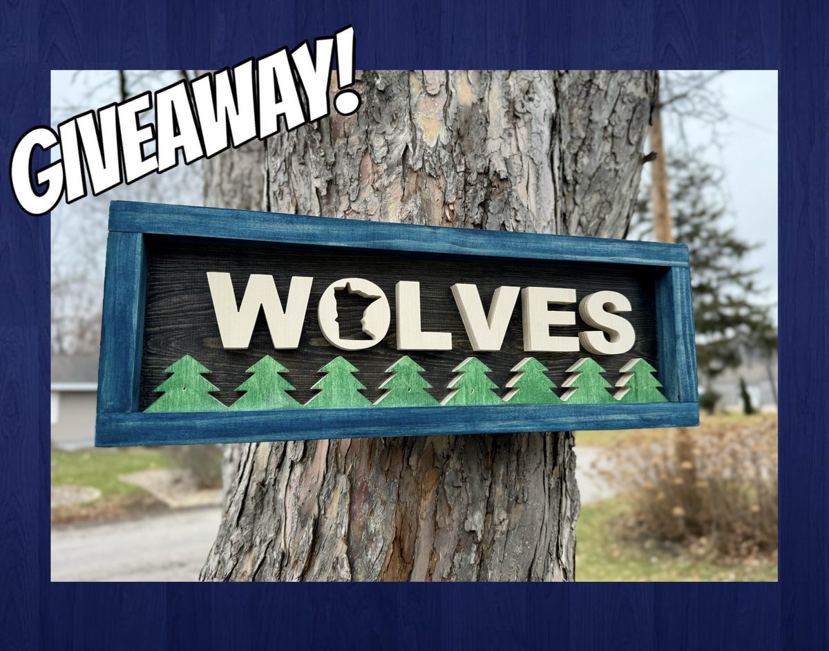 thatsbadassmn's tweet image. 🏀GIVEAWAY TIME🏀

I'm going to be choosing one random #Timberwolves fan who LIKES and RETWEETS this post to win a wooden #WOLVES piece handmade by yours truly!

Tag any and all Timberwolves fans!

Winner announced VIA RETWEET this Friday, 2/23 @ 8:30PM CST