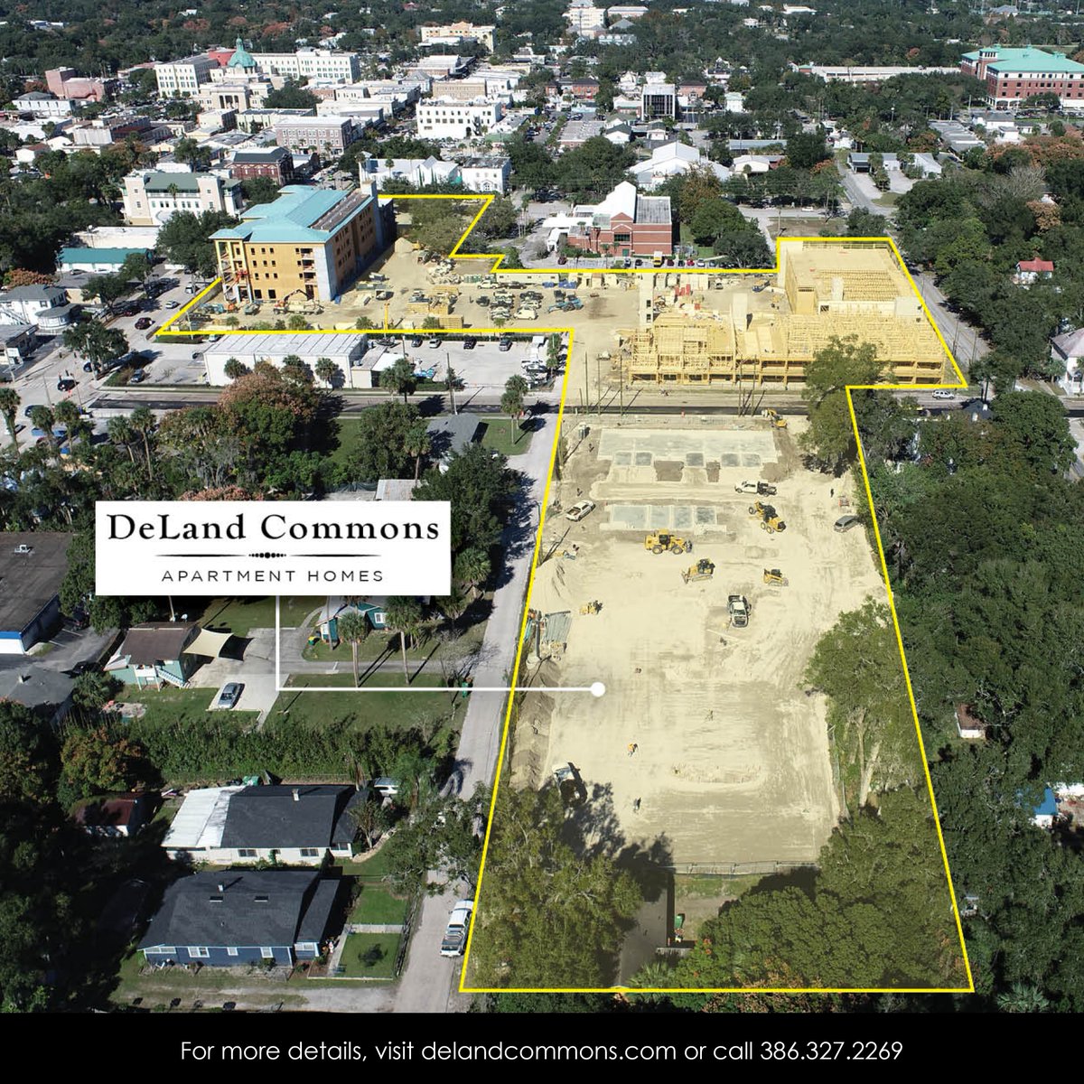 ConcordRENTS's tweet photo. Introducing Deland Commons!  Opening Late Spring/Early Summer 2024!  Located within Downtown Deland, this new community will offer 169 apartment homes with unrivaled walkability to downtown’s local offerings. To learn more, please visit us at https://t.co/cbdrT6A2KQ https://t.co/DTb0npEZMK