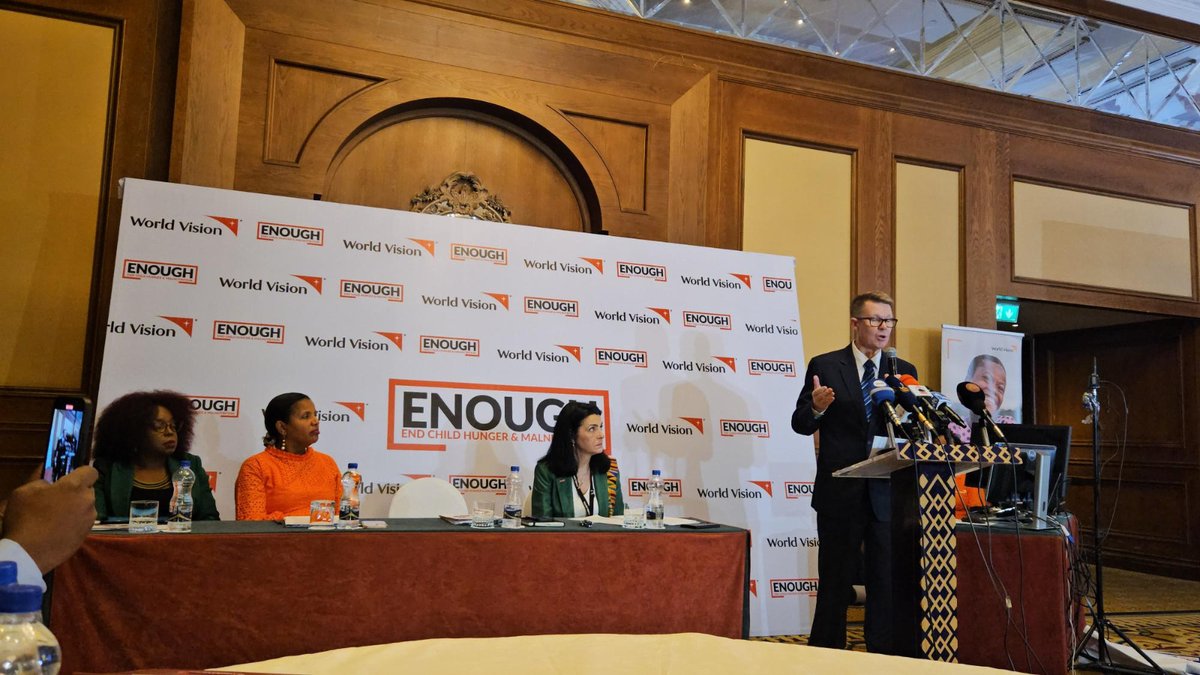 Today, at the 37th African Union Summit, World Vision launches ENOUGH campaign! $1.7 billion committed to tackle child hunger and malnutrition in Africa. Join us in making hunger history.
