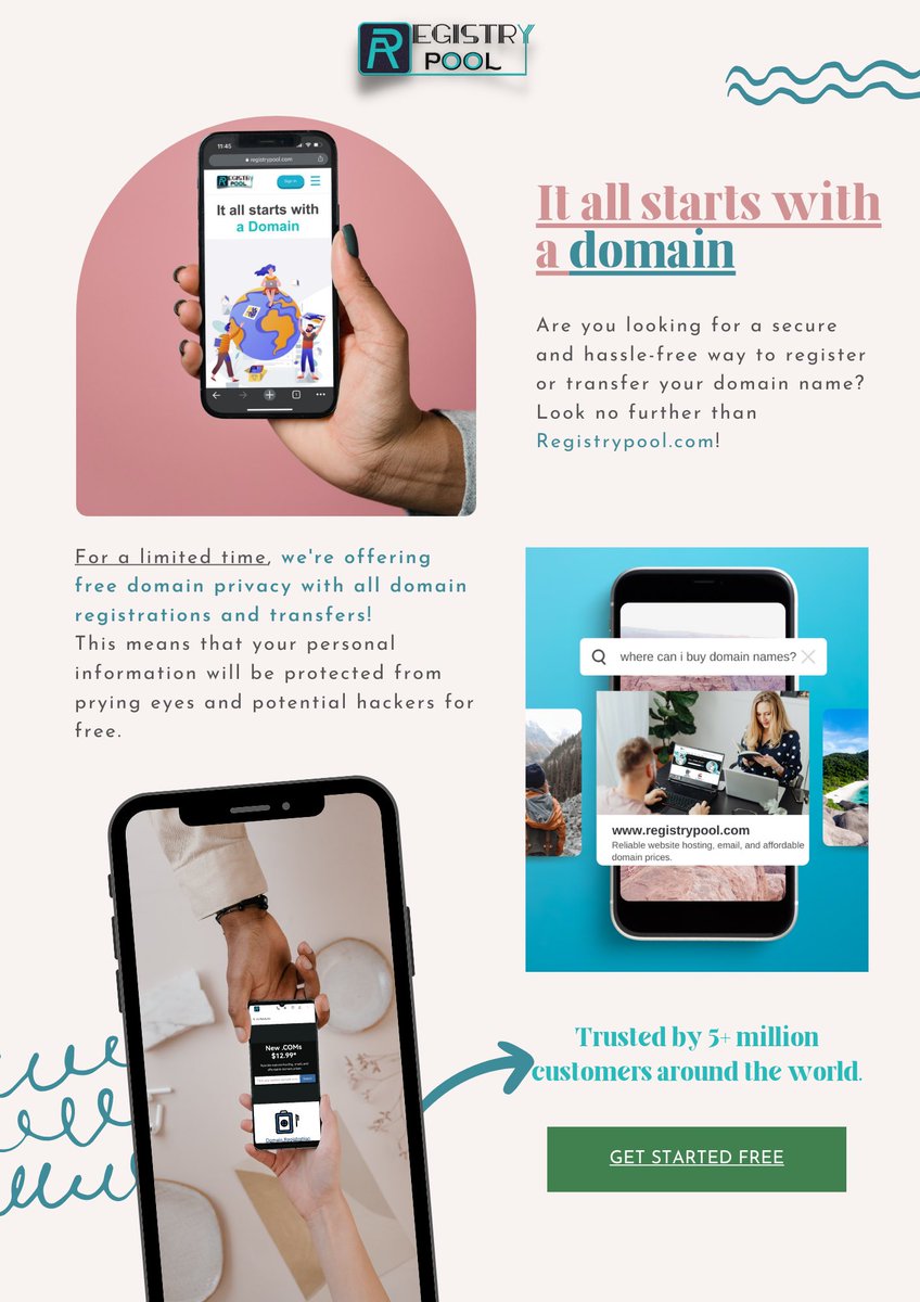 registrypoolcom's tweet image. 🚀 One-stop-shop for domain registration and transfers: Registrypool.com! With free domain privacy, keep your business secure and join us on the path to success. #Domain #Privacy #EuropeanMarket #EU #UK #USA