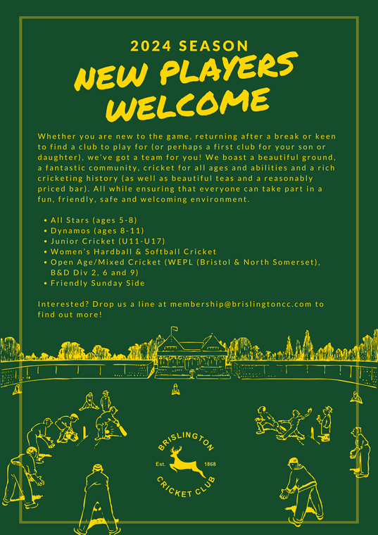 BrislingtonCC's tweet photo. Would YOU like to be part of our club and our community? #Pitchero
https://t.co/u9pDLr9JNX https://t.co/Ohrz17pcOP
