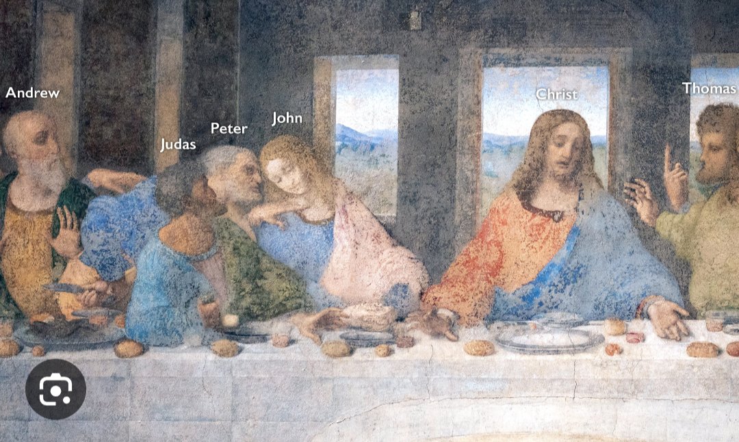 crccoke's tweet photo. Leonardo, make 1 representative image of Jesus of Nazareth and his middle-eastern friends https://t.co/1Y5h4C74vt