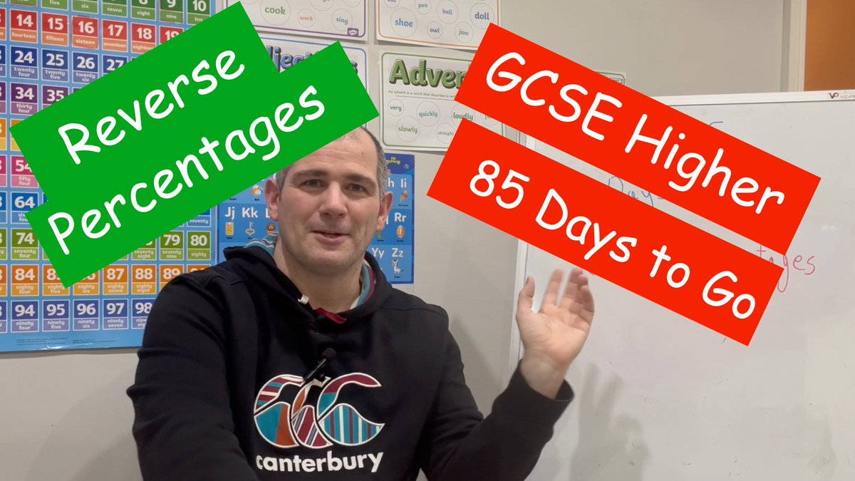 GCSE Higher - 85 Days to Go
Reverse Percentages
corbettmaths.com/2024/02/04/gcs…