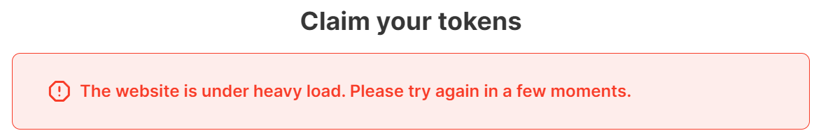 Je29459Jenson's tweet photo. @xiazi986289393 @StarknetFndn You're not alone. I can't claim either. Been trying for 30mins or so. https://t.co/uh3Uik2sQb
