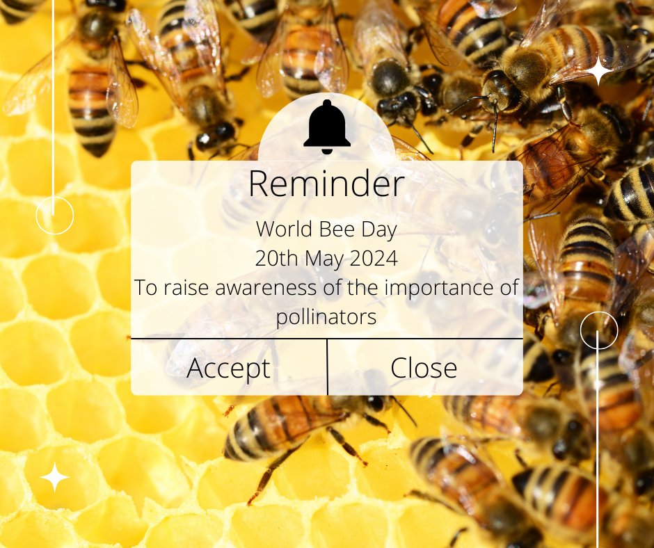 A week to go until World Bee Day🐝🌎 @EastAyrshire @VibrantEAC @ScotGovNetZero Set your reminders and get involved!!❤️ #CleanGreenEastAyrshire #eventreminders #ClimateEmergency #WorldBeeDay
