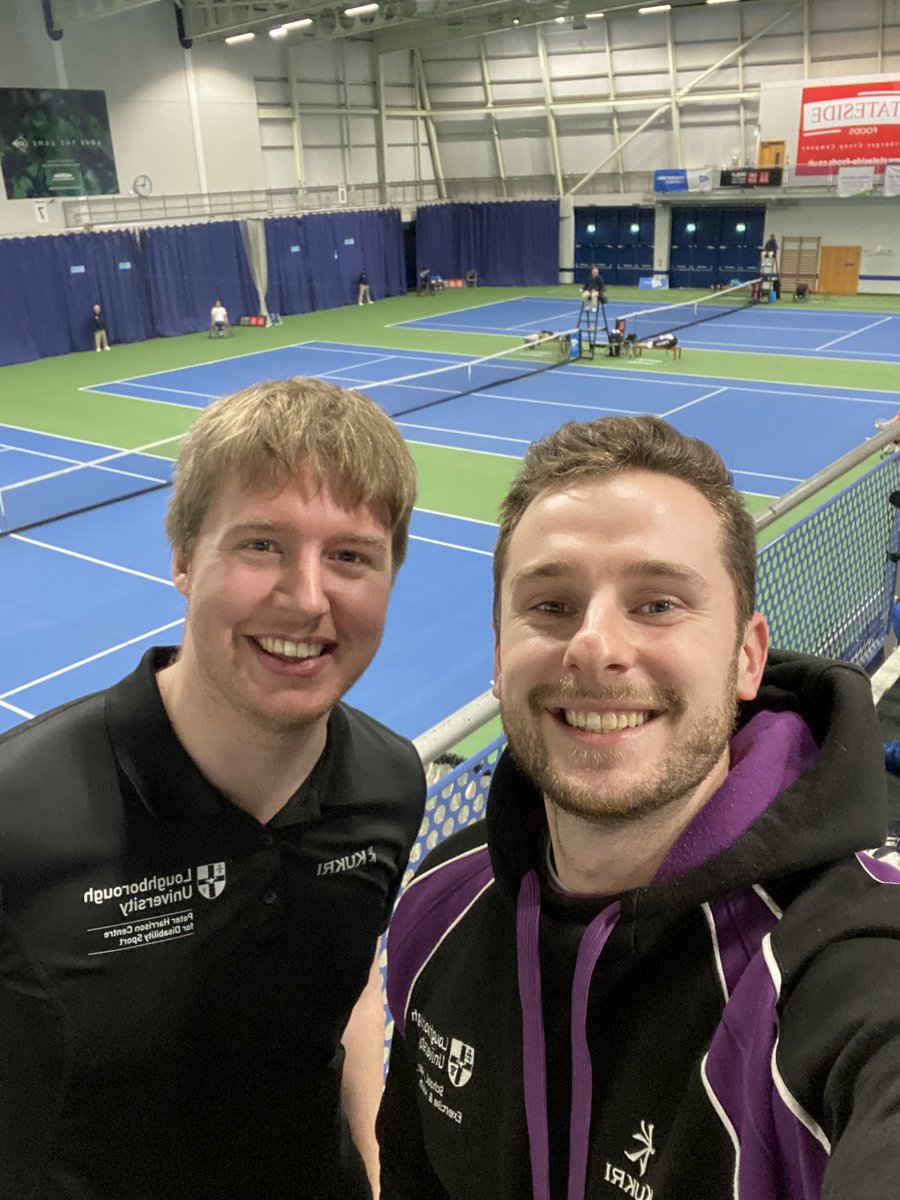 Great time at Bolton today spectating ITF2 wheelchair tennis tournament 🎾