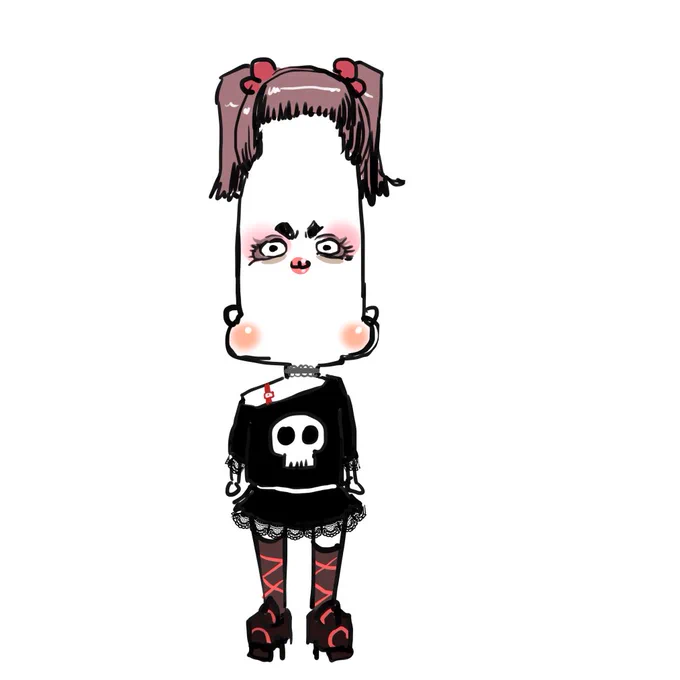 2024-02-22レギュレーション違反。 #女装イラストレーター天下一武道会 