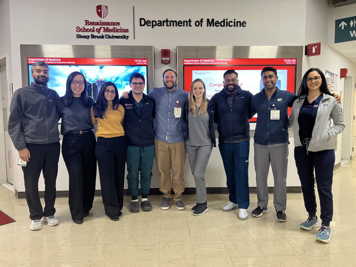 Strong fellowship game 💪 February resident and fellow appreciation month @StonyBrookMed continues!