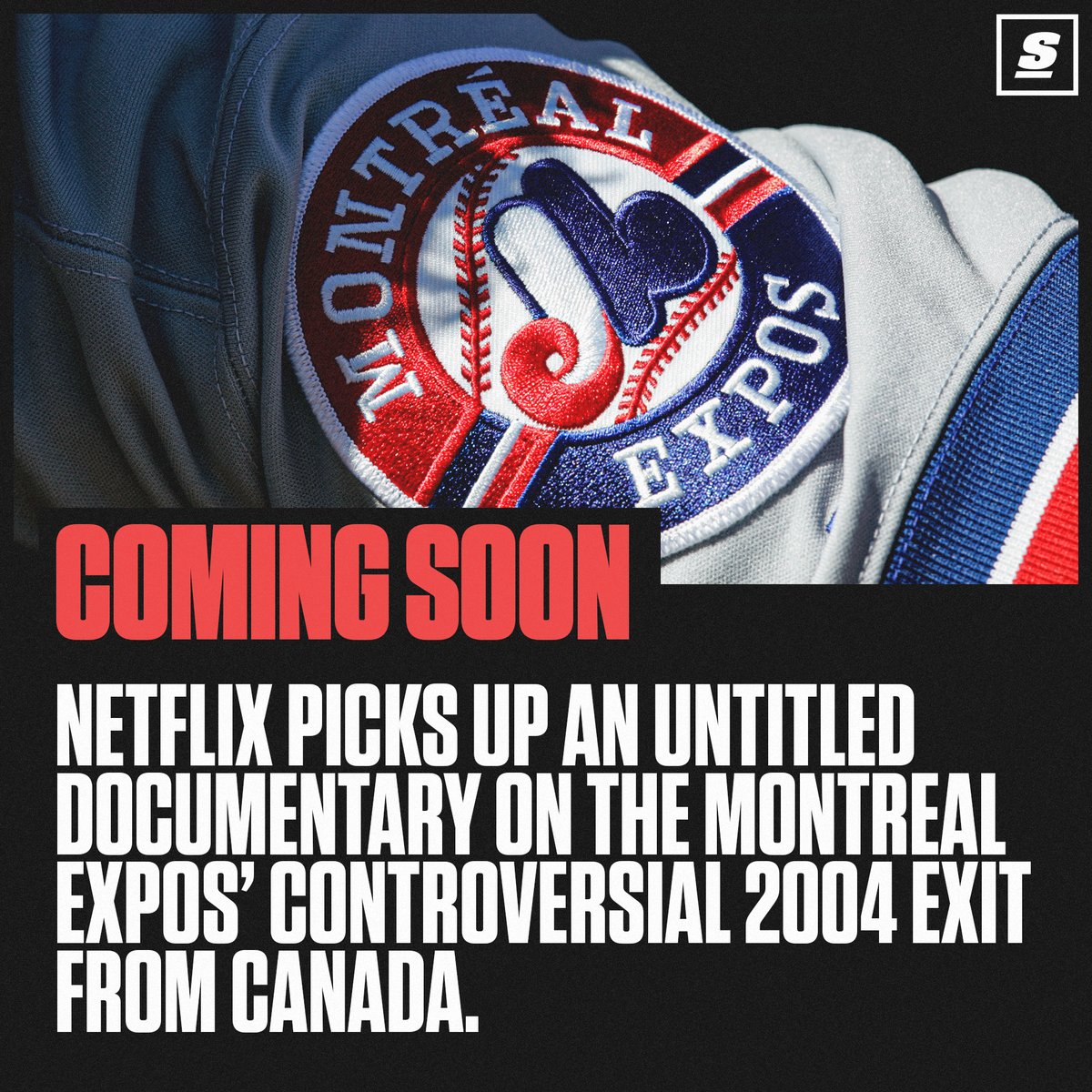 theScore's tweet photo. Montreal Expos doc coming soon. 🎬🚨 https://t.co/hRsmgpHMQO