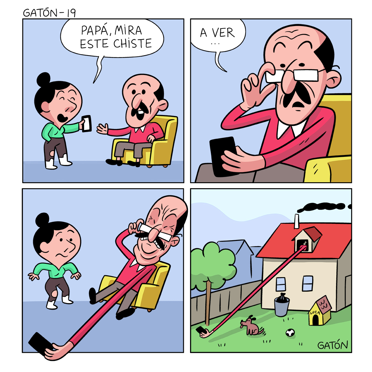 Un clásico
Suscríbete patreon.com/gaton/ 
#comic #gato #meme