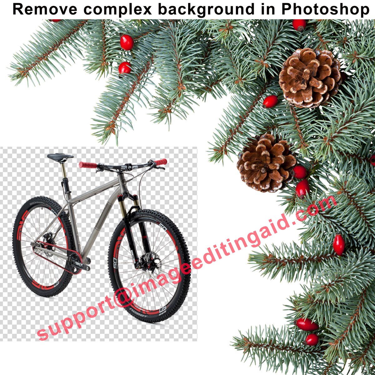 ImageEditingAid's tweet image. Remove complex background in Photoshop
