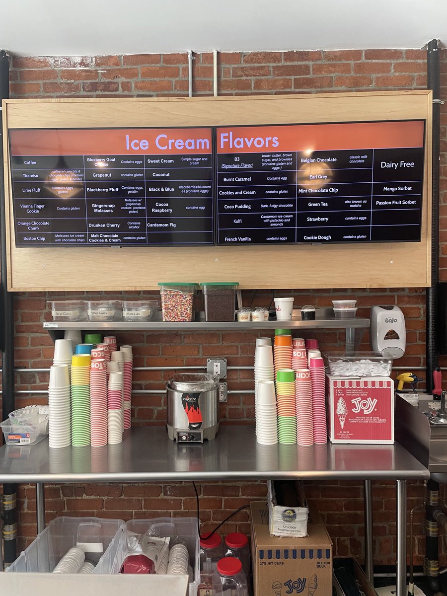 We Fe 21:  the flavors at 899 Main Street in Central Sq. Both stores open at noon.
