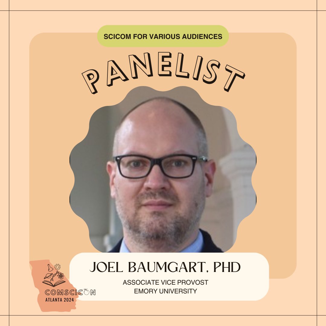 ComSciCon-ATL (@comsciconatl) on Twitter photo We are thrilled to have Claudia Ludwig, Dr. Zakiya Whatley, Dr. Joel Baumgart as our panelist for our first panel - "SciCom for Various Audiences" 😊
<a href="/dopelabspodcast/">Dope Labs Podcast</a>
#comsciconatl2024 #sciencecommunication We are thrilled to have Claudia Ludwig, Dr. Zakiya Whatley, Dr. Joel Baumgart as our panelist for our first panel - "SciCom for Various Audiences" 😊
<a href="/dopelabspodcast/">Dope Labs Podcast</a>
#comsciconatl2024 #sciencecommunication