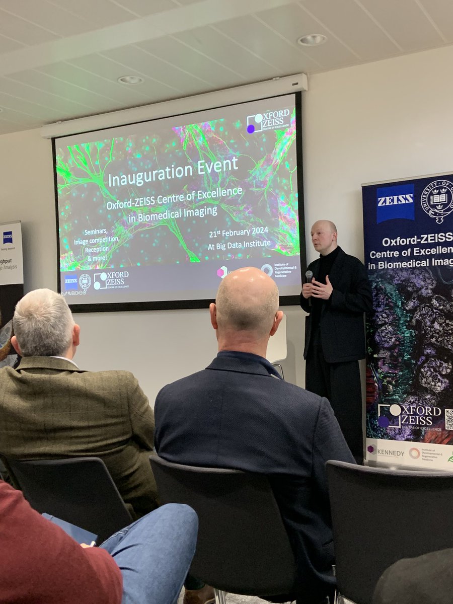 A great meeting for the opening of the Oxford-Zeiss centre of excellence in biomedical imaging