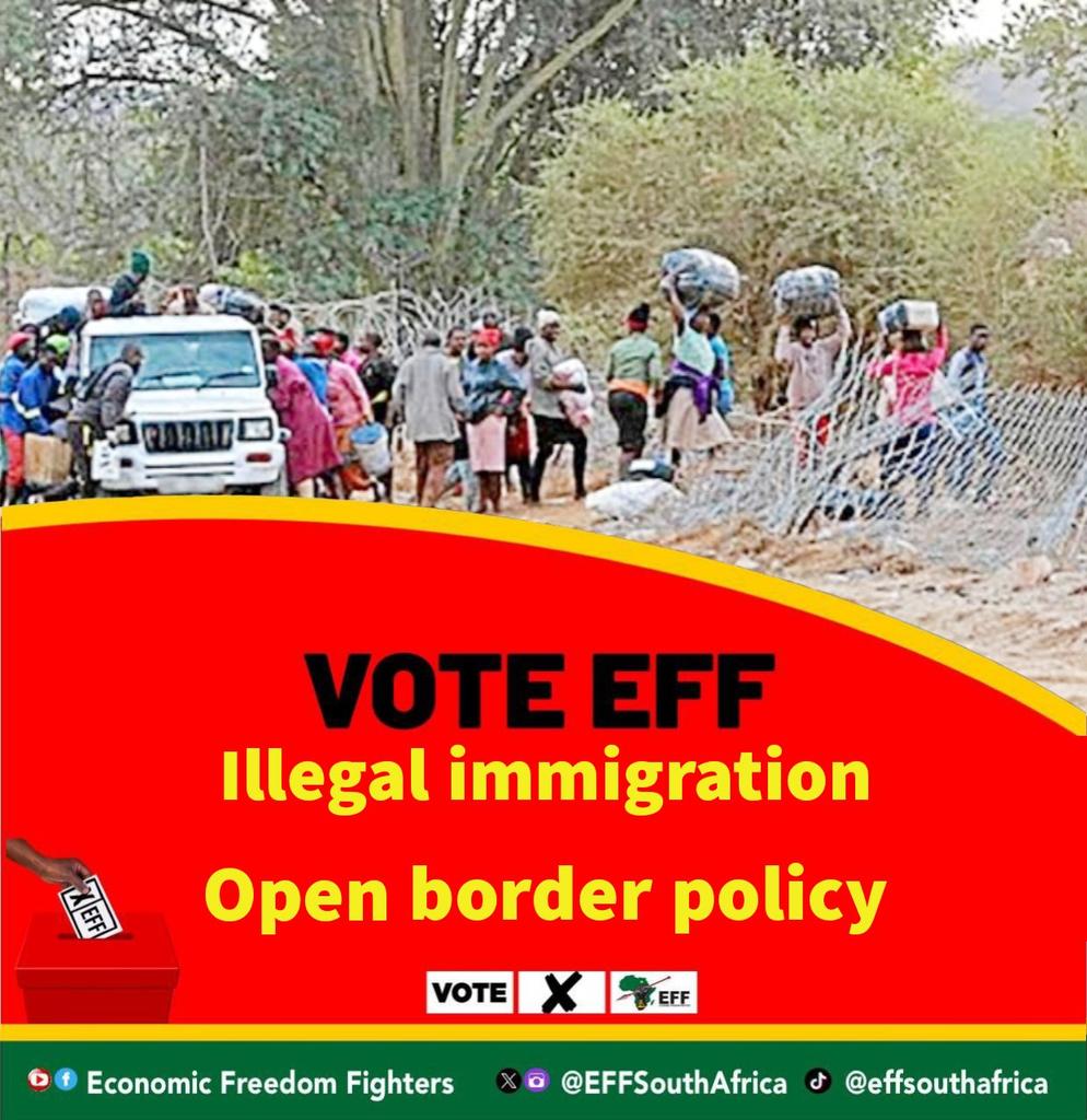 Nocoffe50's tweet photo. A vote for EFF is a vote for Foreigners to be your future employers in your country 
. https://t.co/ysOOoHewFn