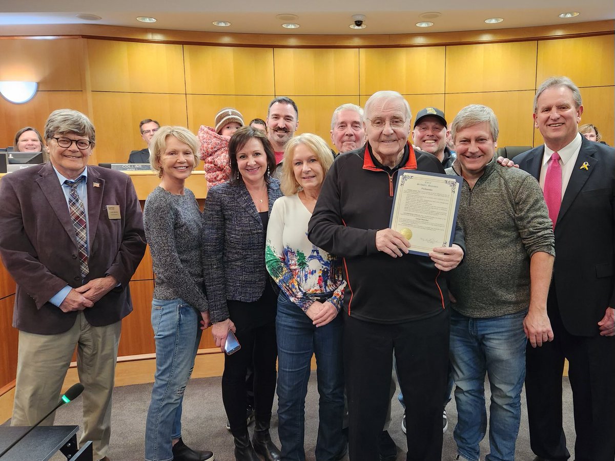 Today, February 21, 2024, is George Thole Day is Stillwater as proclaimed by Vice Mayor Mike Polehna and City Council! The Hall of Fame coach led the program from 1971-2000 and contributed to the St. Valley in many ways. Congratulations! #ponypride