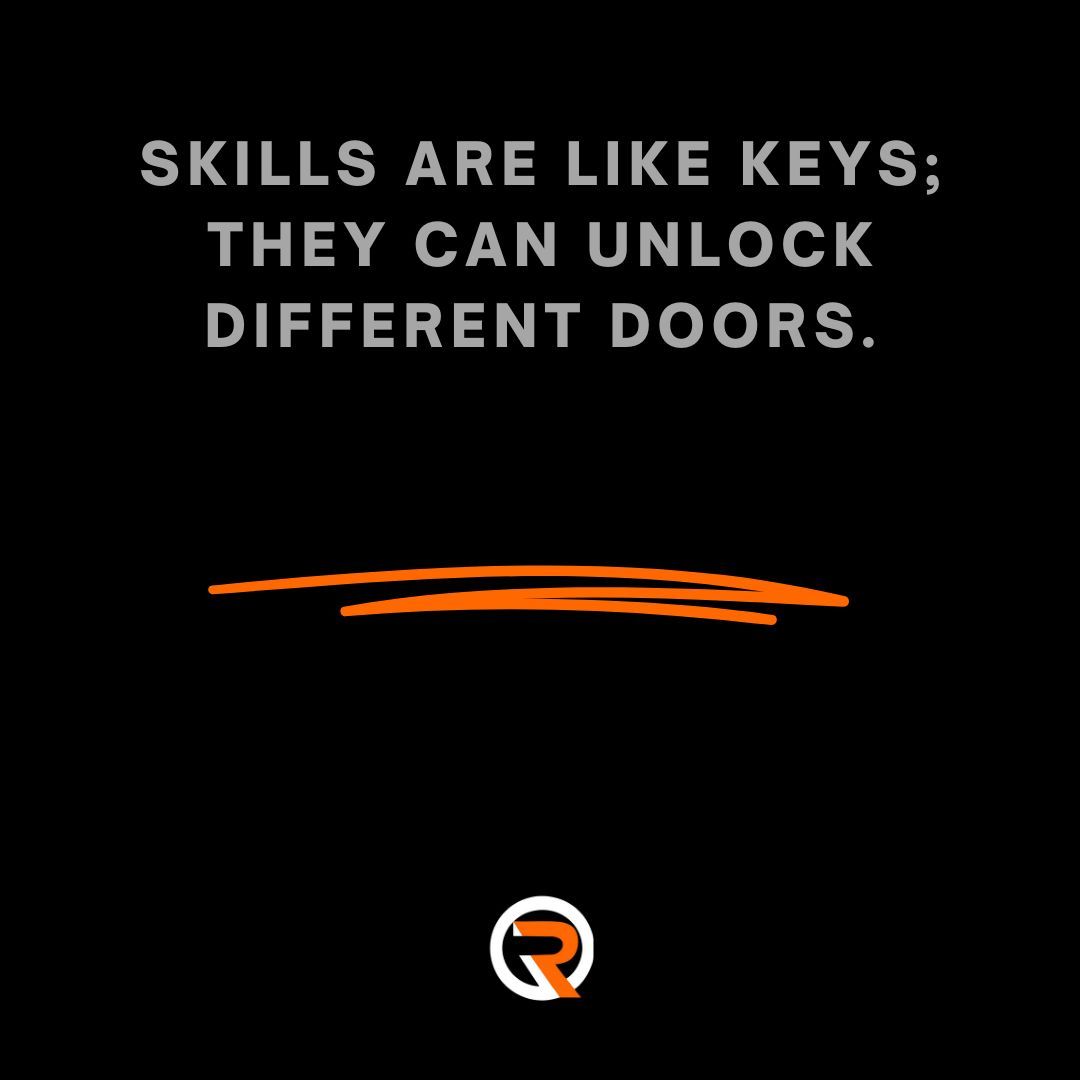 Use your skills to unlock new opportunities. 

#SkillKeys #UnlockOpportunities
