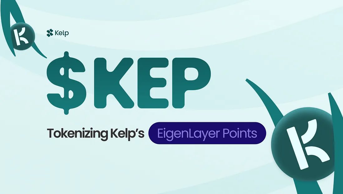 kem1ks's tweet image. 🌱Get ready for the restaking revolution - $KEP 🌱

Kelp&apos;s @eigenlayer Points representation is able to change the current restaking market

@KelpDAO offers a liquid support for Eigen points

With Kelp you&apos;ll now be able to claim your Eigenlayer points as $KEP, participate in…
