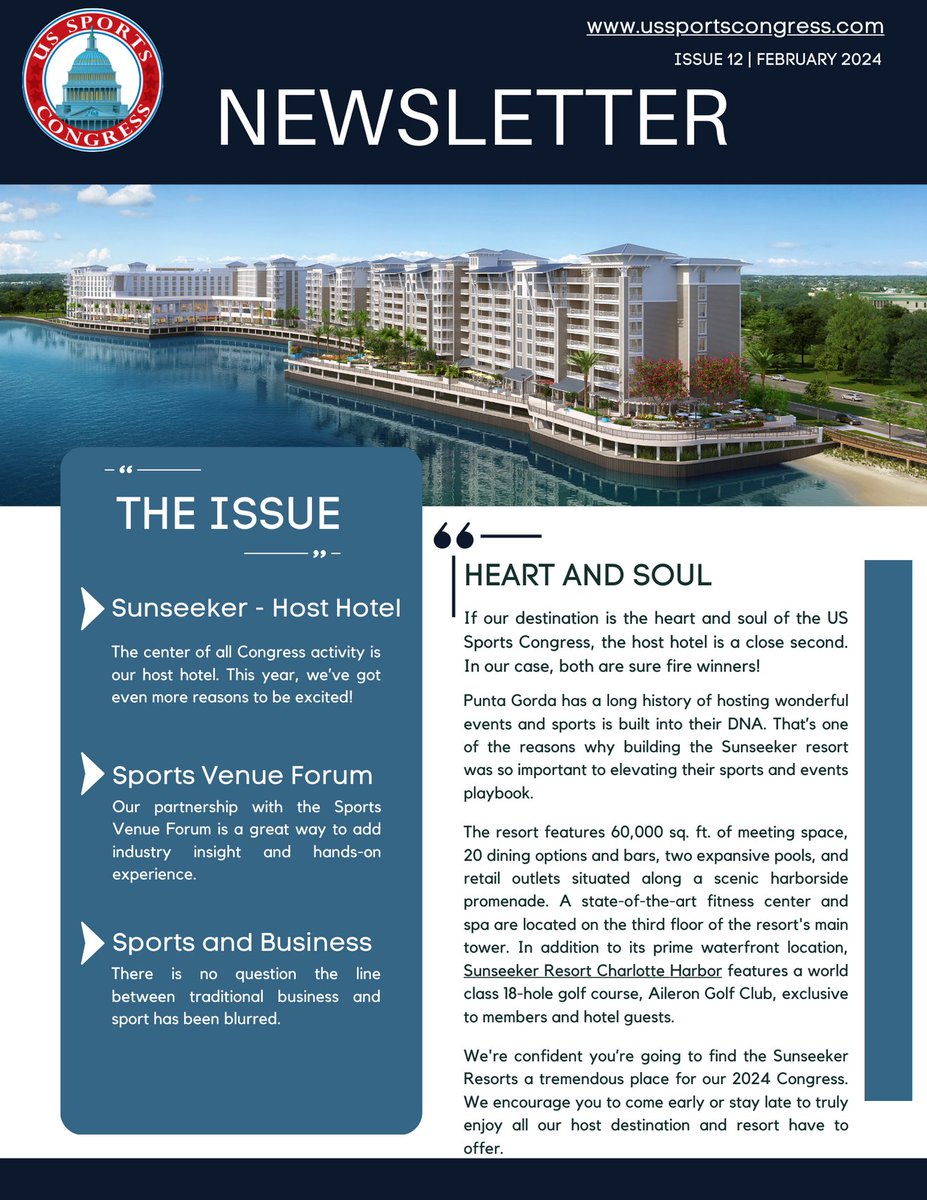 We're super excited for the US Sports Congress February news! wix.to/O2c4d79