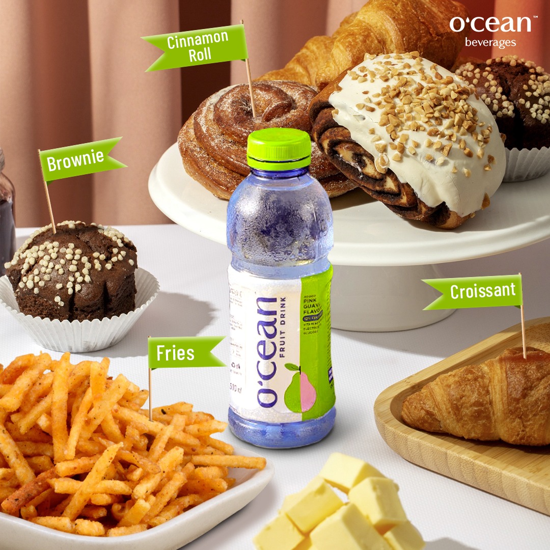 Give your cheat day a healthy twist with refreshing O’cean Fruit Water!💦 O'cean Fruit Water is enriched with 🔋 Electrolytes 🌊 B-vitamins 💪 Glucose #oceanbeverages #fruitwater #flavours #hydration #mood #refreshing #haveyoutriedityet