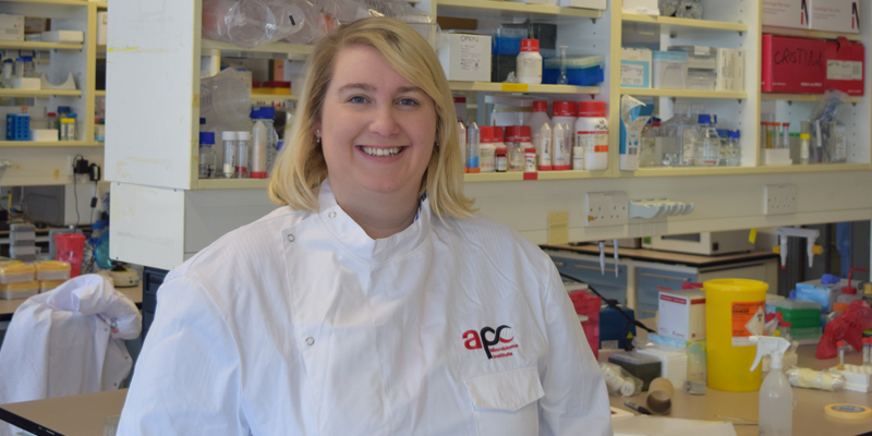 APC Microbiome Ireland (@pharmabiotic) on Twitter photo APC researcher Dr Lily Keane has received funding of $390,000 from a US based charity ChadTough Defeat DIPG to investigate treatments for some of the deadliest brain tumours.
<a href="/LilyKeane/">Lily Keane</a> <a href="/chadtough/">ChadTough Defeat DIPG Foundation</a> <a href="/UCCResearch/">UCC Research</a> @scienceirel <a href="/CanResUCC/">Cancer Research @UCC</a>
More > bit.ly/3T5Qj4T APC researcher Dr Lily Keane has received funding of $390,000 from a US based charity ChadTough Defeat DIPG to investigate treatments for some of the deadliest brain tumours.
<a href="/LilyKeane/">Lily Keane</a> <a href="/chadtough/">ChadTough Defeat DIPG Foundation</a> <a href="/UCCResearch/">UCC Research</a> @scienceirel <a href="/CanResUCC/">Cancer Research @UCC</a>
More > bit.ly/3T5Qj4T