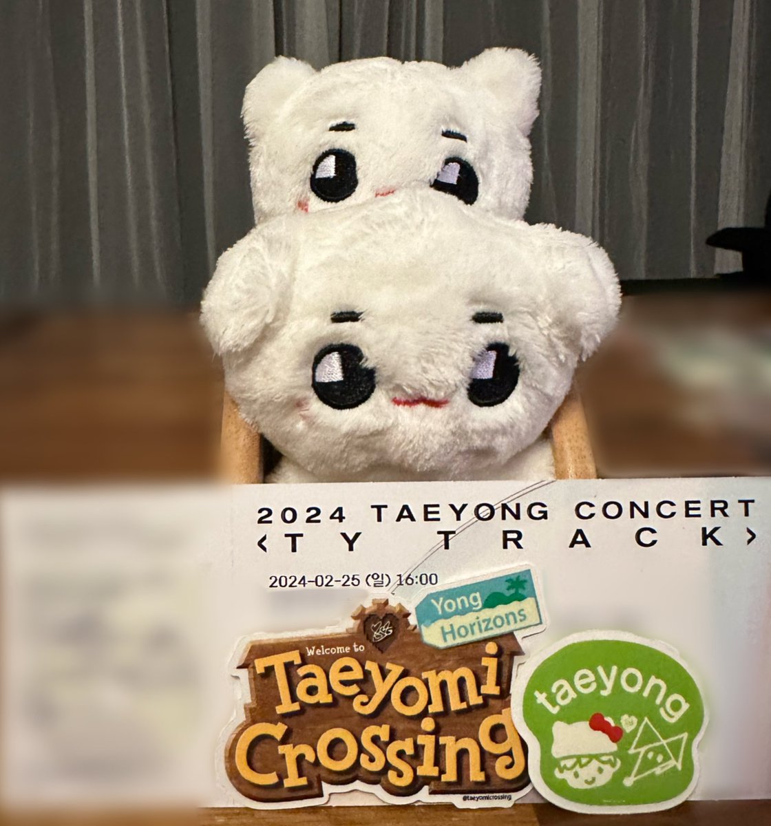 Our admins have landed in Seoul! Face Reveal! 🤯

We will be distributing 50 sets of Taeyomi Crossing and Taeyong stickers at TY Track on 2/24 and 2/25!

Location and time: TBA📍

#TAEYONG #태용 #TAEYONG_TAP #TY_TAP_FEB26 #TY_TRACK #TAEYONG_TY_TRACK