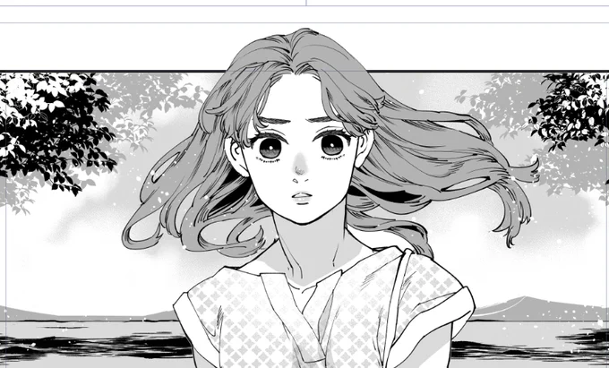 女性はトーン貼るとぱっとするね! 