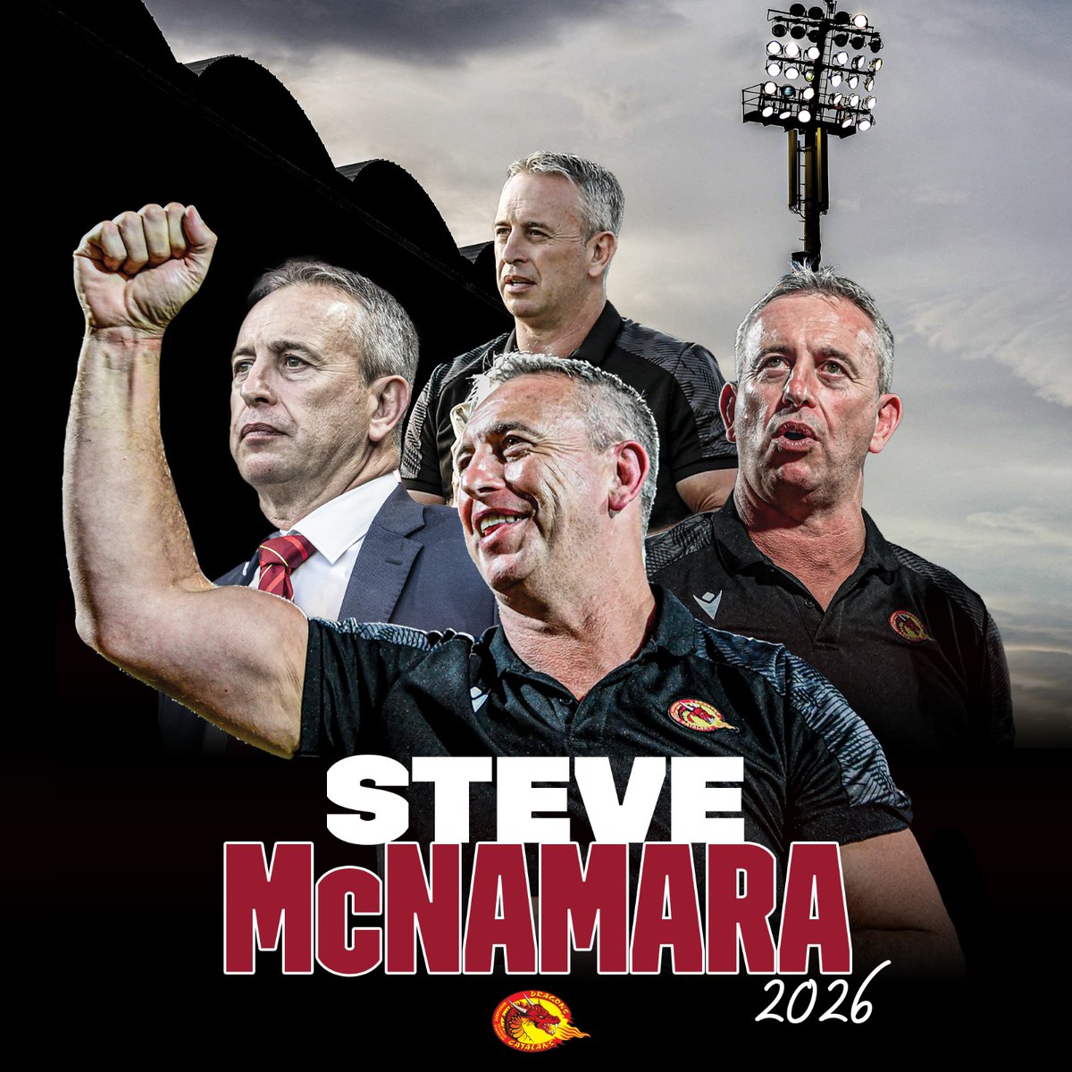 𝗦𝘁𝗲𝘃𝗲 𝗠𝗰𝗡𝗮𝗺𝗮𝗿𝗮 𝗽𝗿𝗼𝗹𝗼𝗻𝗴𝗲 ✍️
Arrivé au club en 2017, l'entraineur anglais a signé un nouveau contrat de deux ans avec les Dragons.

🇫🇷 tinyurl.com/47xbcypc
🇬🇧 tinyurl.com/4eru76vz