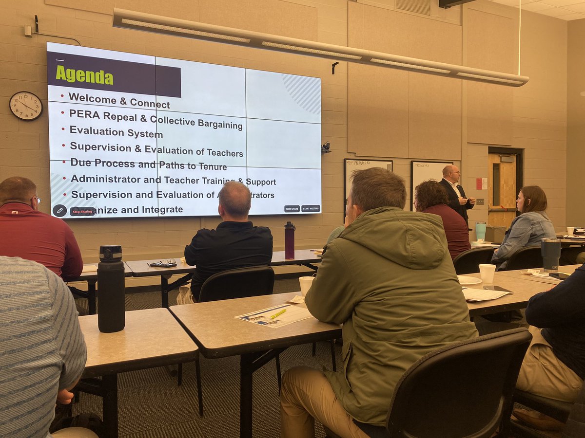 Excited to Rethink Educator Evaluation in Wake of Changes to PERA with @PrinRipmaster, <a href="/massp/">Secondary Principals</a>, and other Sanilac, Huron, and Tuscola admin.