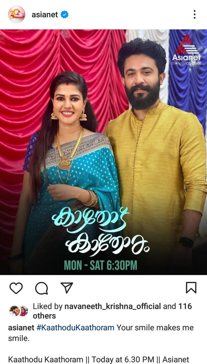 AKstormAK21's tweet image. @hombalefilms 
#PrimeTimeSerial
#tvserial #KaathoduKaathoram 
Best TV show running in #India
