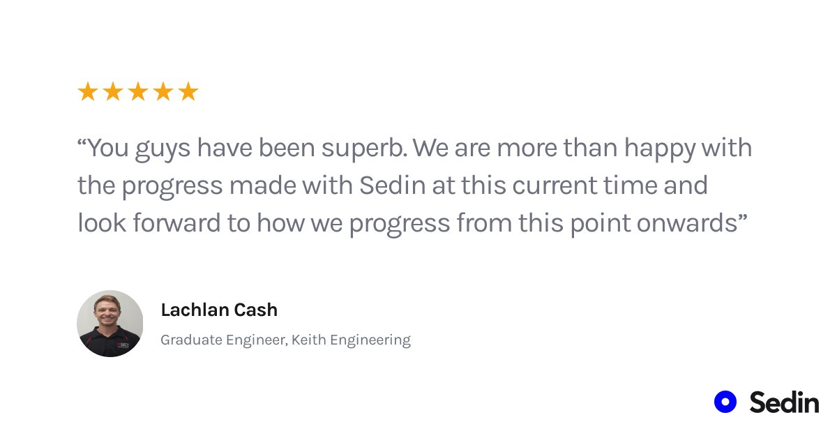 SedinTech's tweet photo. #Clientreview alert!
We just received some fantastic #feedback from our valued #client about our #engineering #CADservices! Check out their review below๐
#3DModellingServices #2DDraftingservices #SheetMetalDesign #Digitization #3DConversion #ReverseEngineeringServices #B2B https://t.co/hojsBDj8F8