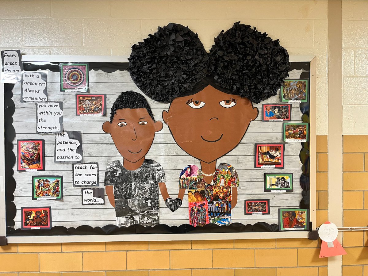 Ms. Zenetta's class is celebrating Black History Month by learning about black history in the arts! @ChpsTweets