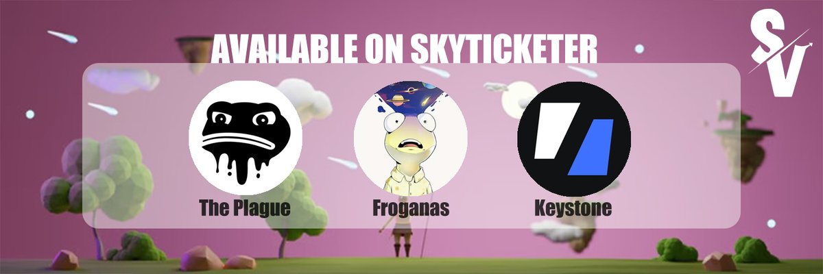 NFTs from @ThePlagueNFT, @froganasnft, Keystone 3 Pro hardware wallets, all up for grabs in our very own @SkyVerseNFT marketplace. Get your shopping carts ready 👀 Don't forget to enter our exclusive WL giveaways too 🔥