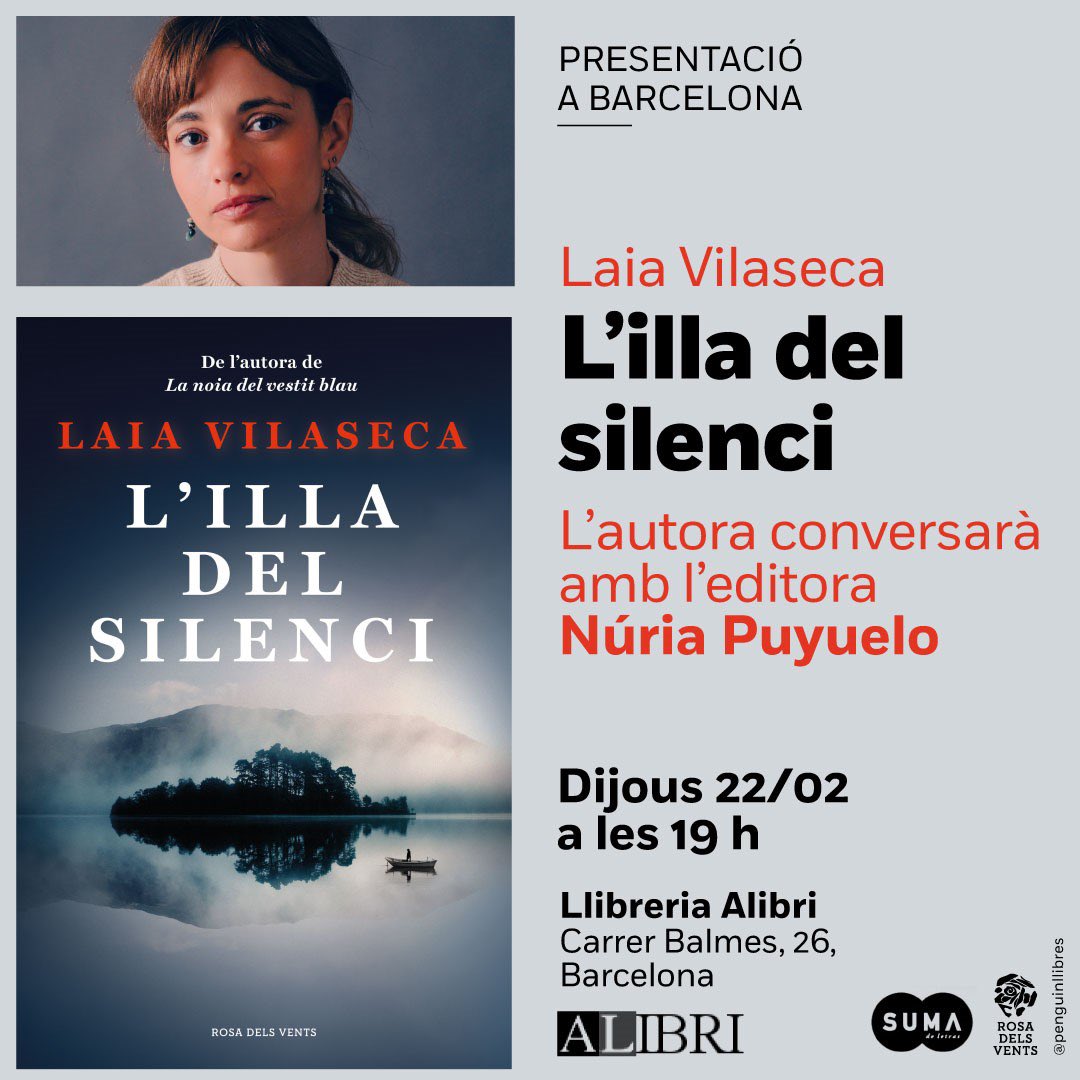 Ens trobem demà a Barcelona? 
#lilladelsilenci #presentaciódellibre #thriller #ruralnoir