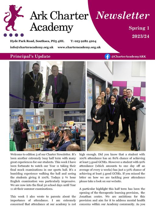 ArkCharter's tweet image. Our Spring 1 Newsletter is out now! Take a look at all the amazing activities and student achievements from the last6weeks:charteracademy.org.uk/sites/default/…