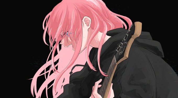 「エレキギター ピンク髪」のTwitter画像/イラスト(新着)